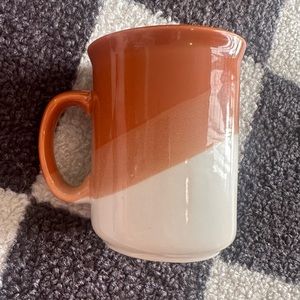 Vintage 70s tricolor dip mug